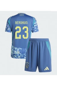 Ajax Steven Berghuis #23 Babytruitje Uit tenue Kind 2024-25 Korte Mouw (+ Korte broeken)